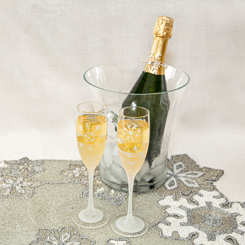 Verre à champagne Winter Wonderland Snowflake S / 2