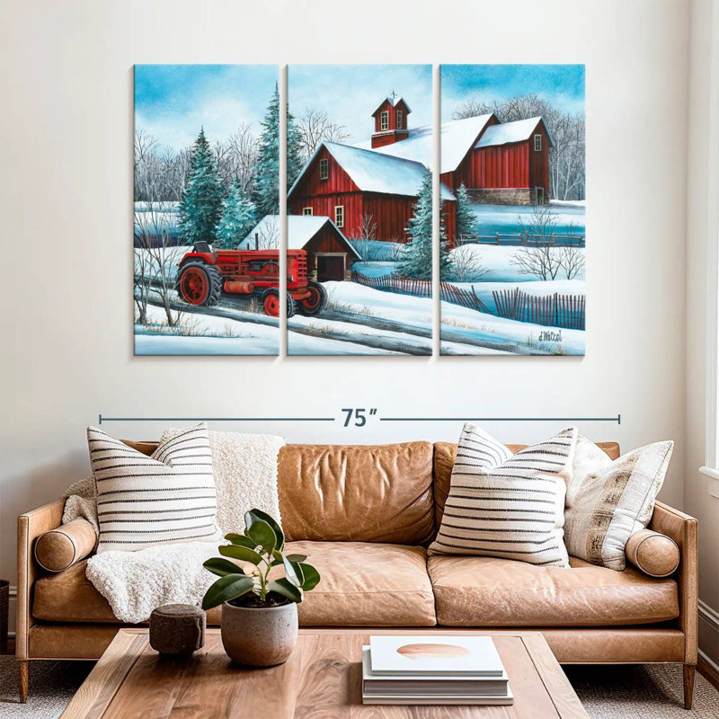 Lilie American Winter, 42" H x 65" W