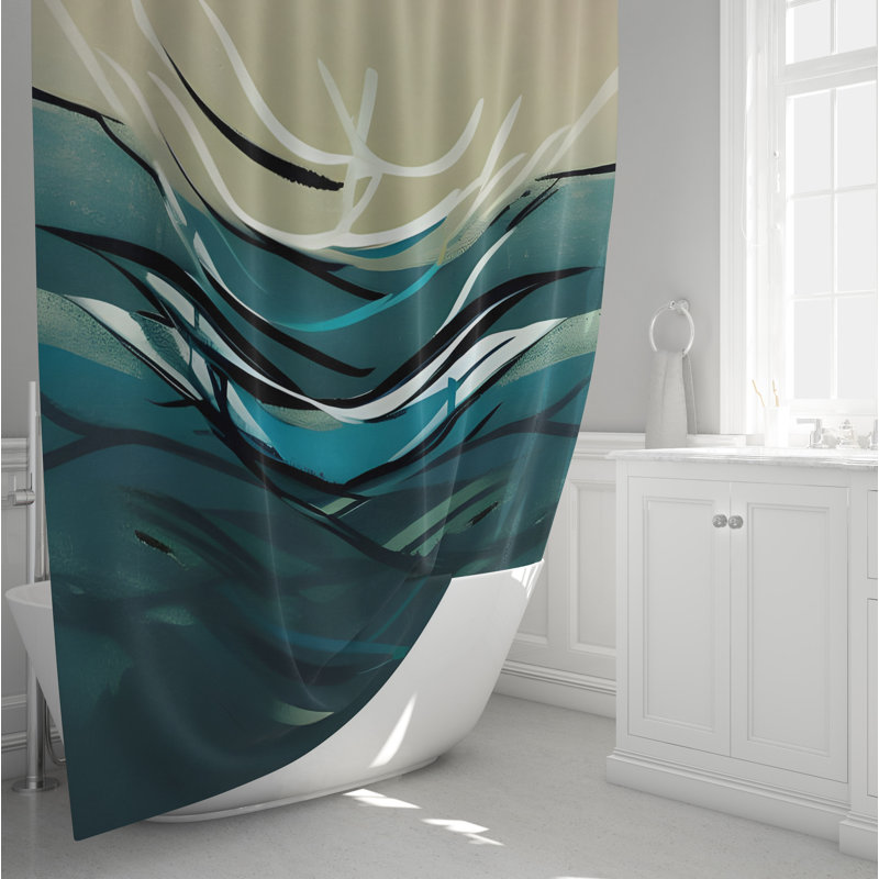 Rideau de douche Clasien, H 72 po x l 70 po