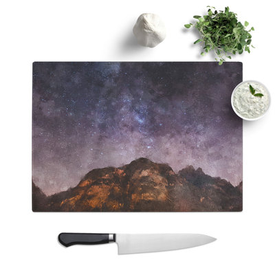 Mountain in Sappada Italy Painting Chopping Board