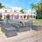 6-Piece All-Weather Wicker Patio Set With Sofas & Ottoman