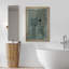 «Reproduction d'art abstrait dans des tons de gris et de bleu» sur-99142447-99142446