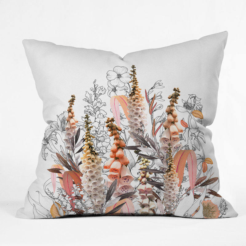 Coussin iveta abolina lupins, 16 po x 1 po