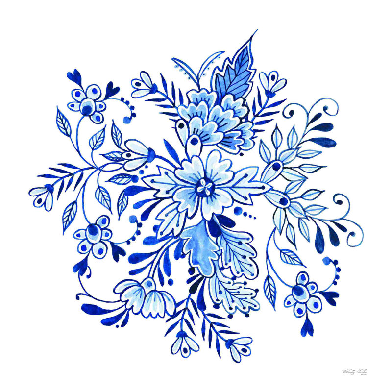 2882909_Fleurs bleues et blanches, H 36 po x l 36 po