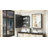 Cyrille Recessed & Surface Framed Medicine Cabinet with Mirror and Shelves-818042657-860957899