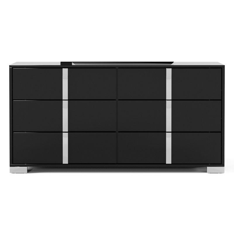 Duckworth 6-Drawer Dresser, Black