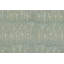 Rug & Kilim’S Block Print Custom Rug Design With Blue And Green Floral Patterns-99352195