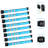 8-Pack Magnetic Tool Holder Strip (Metallic)
