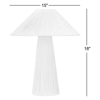 Lampe de table en osier / rotin Karinthia