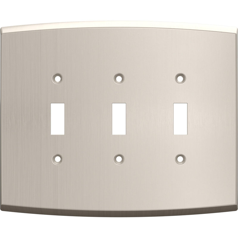 Grande plaque murale d'interrupteur / couvercle à bascule Franklin Brass Soft, Gris