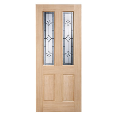 Salisbury Glazed Oak External Door