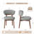 Upholstered Solid Wood Dining Chair-1906293211