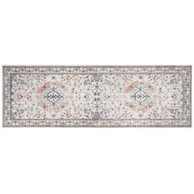 Area Rug, Machine Washable, with Non-Slip TPR Rubber Backing