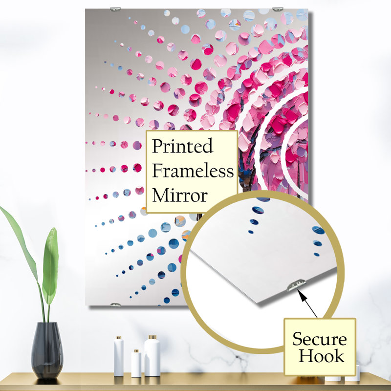 Atobrah - Miroir mural décoratif pour arbre, 40 po x 30 po