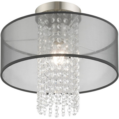 Crystal Semi Flush Mount