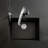 Precis SILGRANIT 24" Single Bowl Undermount Kitchen Sink-55784334
