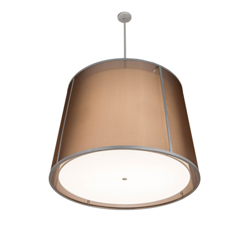 Zackrey 4 - Light Nickel Single Pendant