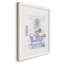 «Sketchy Bath I», peinture sur toile encadrée-424474140-424474143