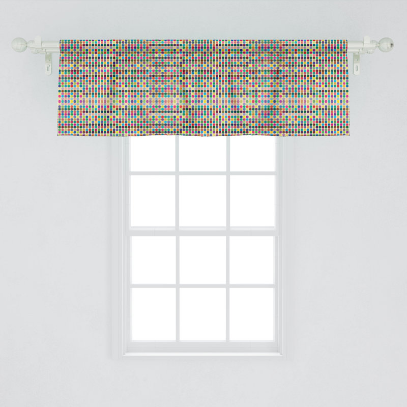 Multicolore cantonnière Ambesonne