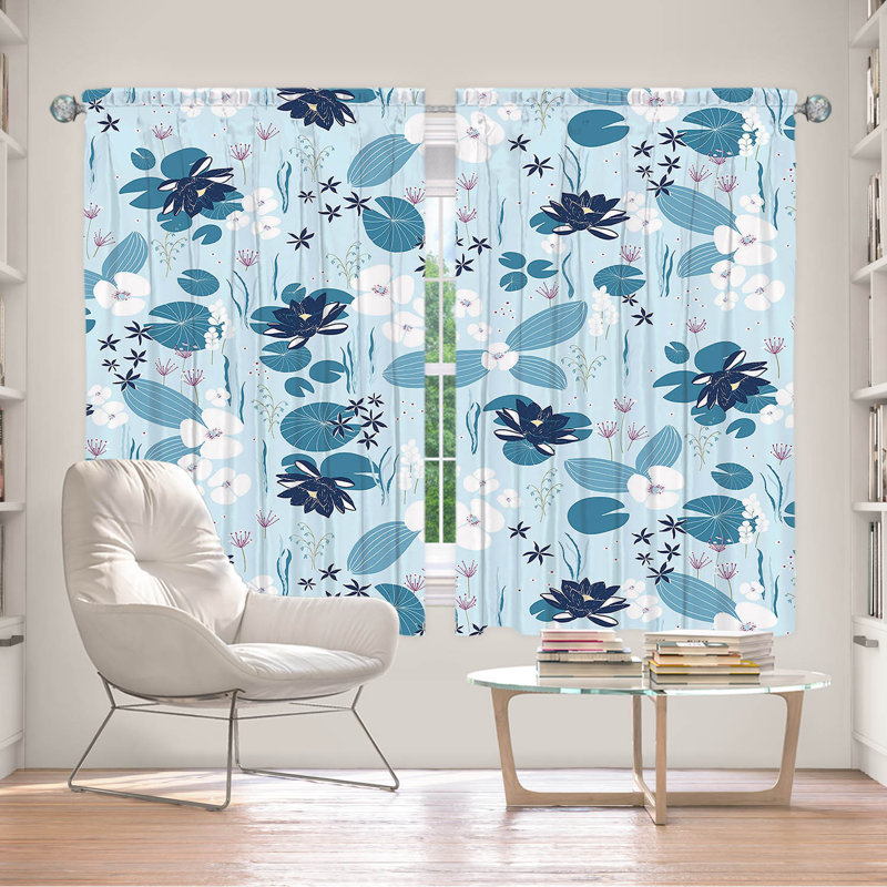 Paire de rideaux obscurcissant en polyester Evia, L 56 po x L 78 po