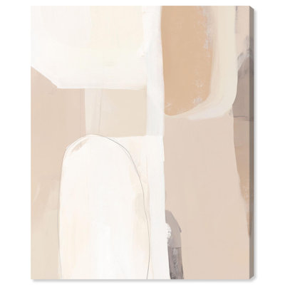 Décoration murale bohème beige et crème IV par Art Remedy, tendue sur châssis, 16 x 20