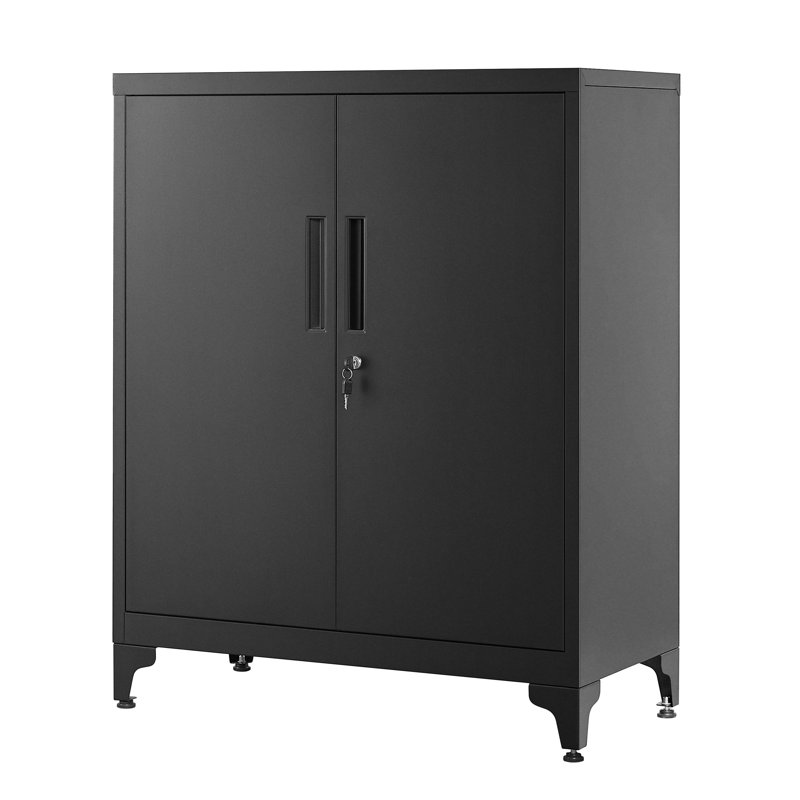 Adelfina 80cm Wide File Cabinet, Black