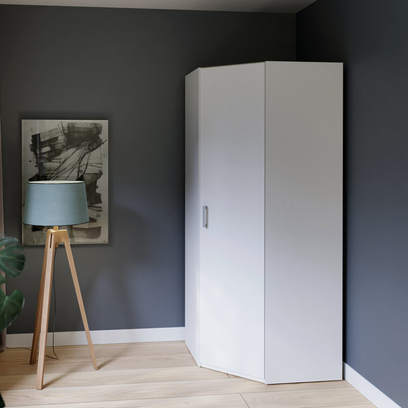 Sugata Manufactured Wood Wardrobe, White
