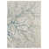 Ksamil Abstract Area Rug In Blue/Light Grey