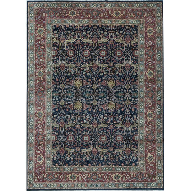 Bakshahesh Hand Woven Wool Oriental Area Rug, Rectangle 10' x 14'
