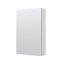Armoire à pharmacie de salle de bain en aluminium l 16 po x H 24 po avec tablettes réglables et porte battante gauche