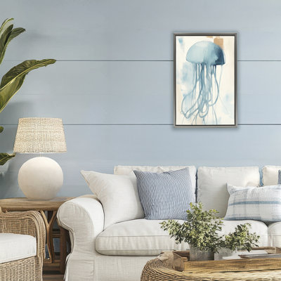 Cadre flottant Oceanic Dreams Jellyfish, design par Irena Orlov