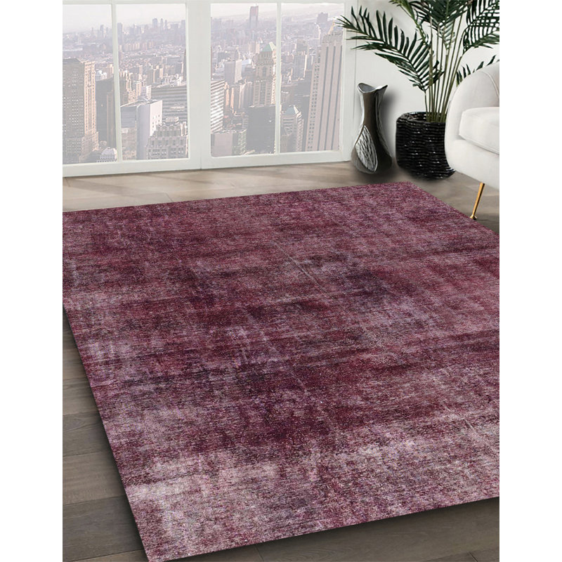 Abstract Indoor Rug, Round 5'