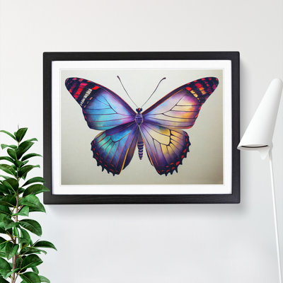 Watercolour Butterfly - Single Picture Frame Painting
