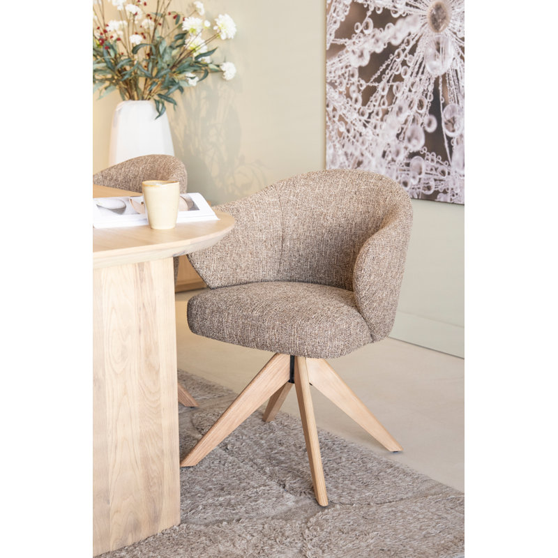 Chaise d'appoint Connor Oak, Beige