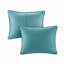 Ensemble de courtepointe 2 pièces bleu sarcelle simple / simple TG