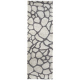 Belden Transitional Abstract, Ivory/Gray Area Rug