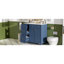 Meuble-lavabo moderne de 36 po avec pied en bois massif, tiroirs de rangement intelligents et évier à débordement facile à nettoyer, portes à fermeture douce, tiroir standard