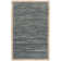 Tapis gris en coton tissé à la main Zeitler