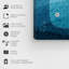 Animaux, baleine cousue, impression sur toile bleu rustique-1718914263