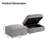 35" Wide Upholstered Seat Cushion Comfy Storage Down Ottoman-1108141125