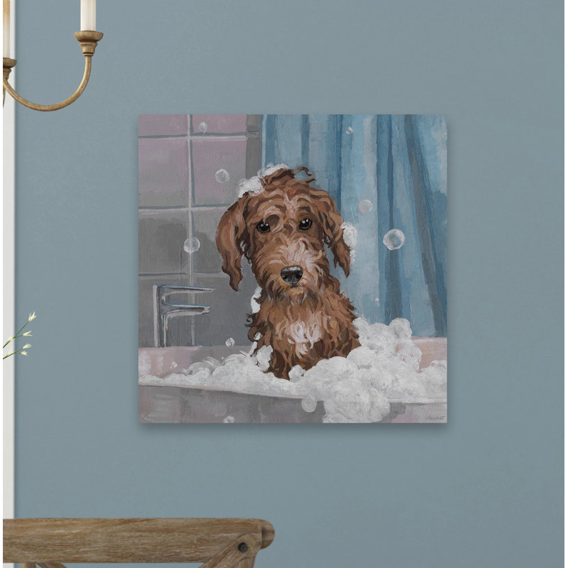 I Just Peed - reproduction d'art sur toile tendue, H 40 po x l 40 po x P 1,5 po