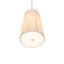 15" Wide Channell Tapered & Pleated Pendant