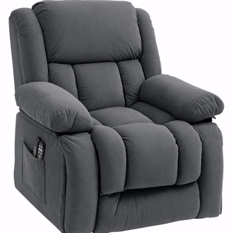 Avec fauteuil de massage pour adultes, gris
