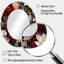 Treport - Miroir mural ovale traditionnel rose-67163857