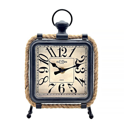 Vintage Pocket Watch Table Clock
