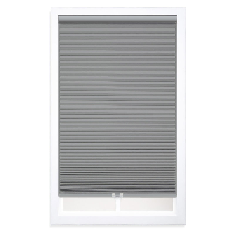 Store alvéolaire occultant sans fil 1,5 po EcoHome, Gris ancre, 34.5" W X 42" L