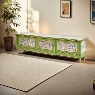American style rural light luxury TV stand