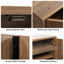Armoire de rangement pour chaussures 24 paires avec tablettes réglables-395154186