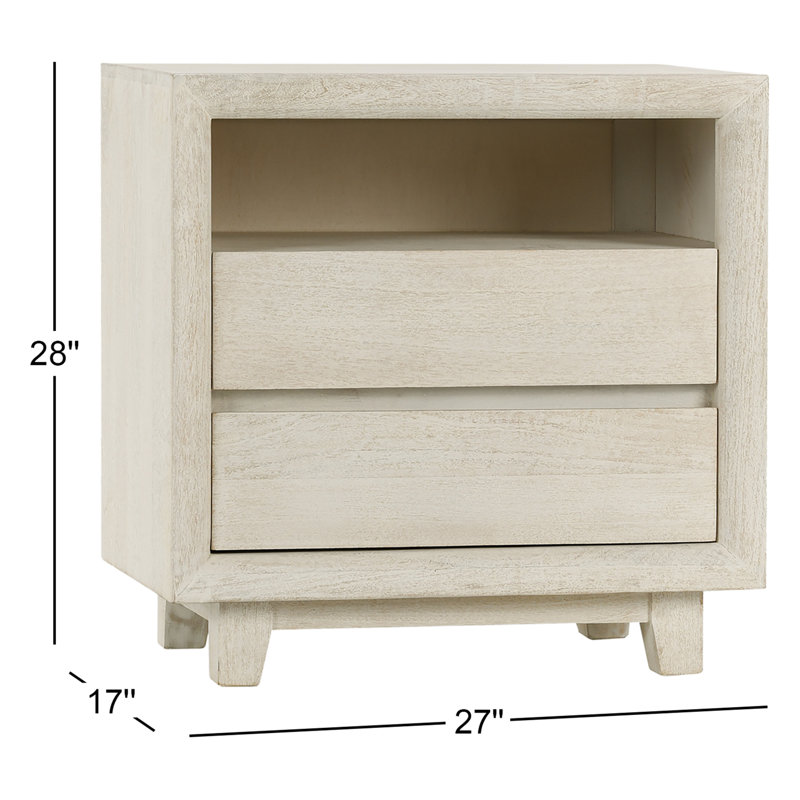 Reece Solid Wood Nightstand