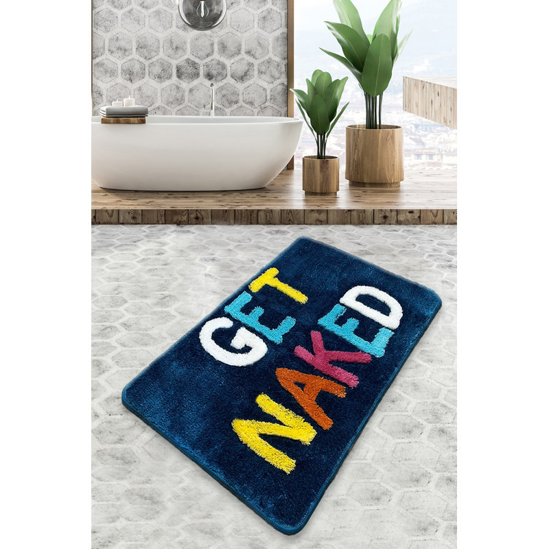 Alon Plastic / Acrylic Non-Slip Bath Mat, Navy
